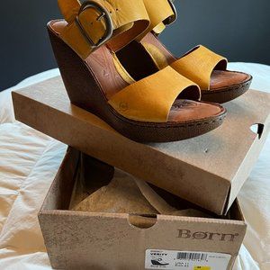 Born "Verity" yellow wedge